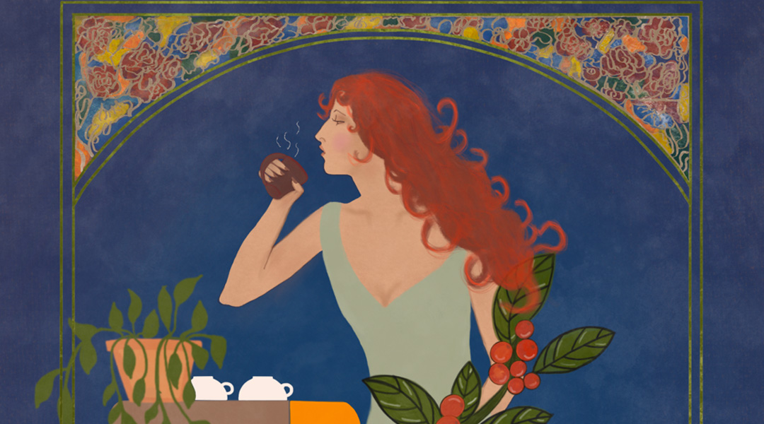 LOCAL BARISTA CREATES NOLA COFFEE FESTIVAL POSTER
